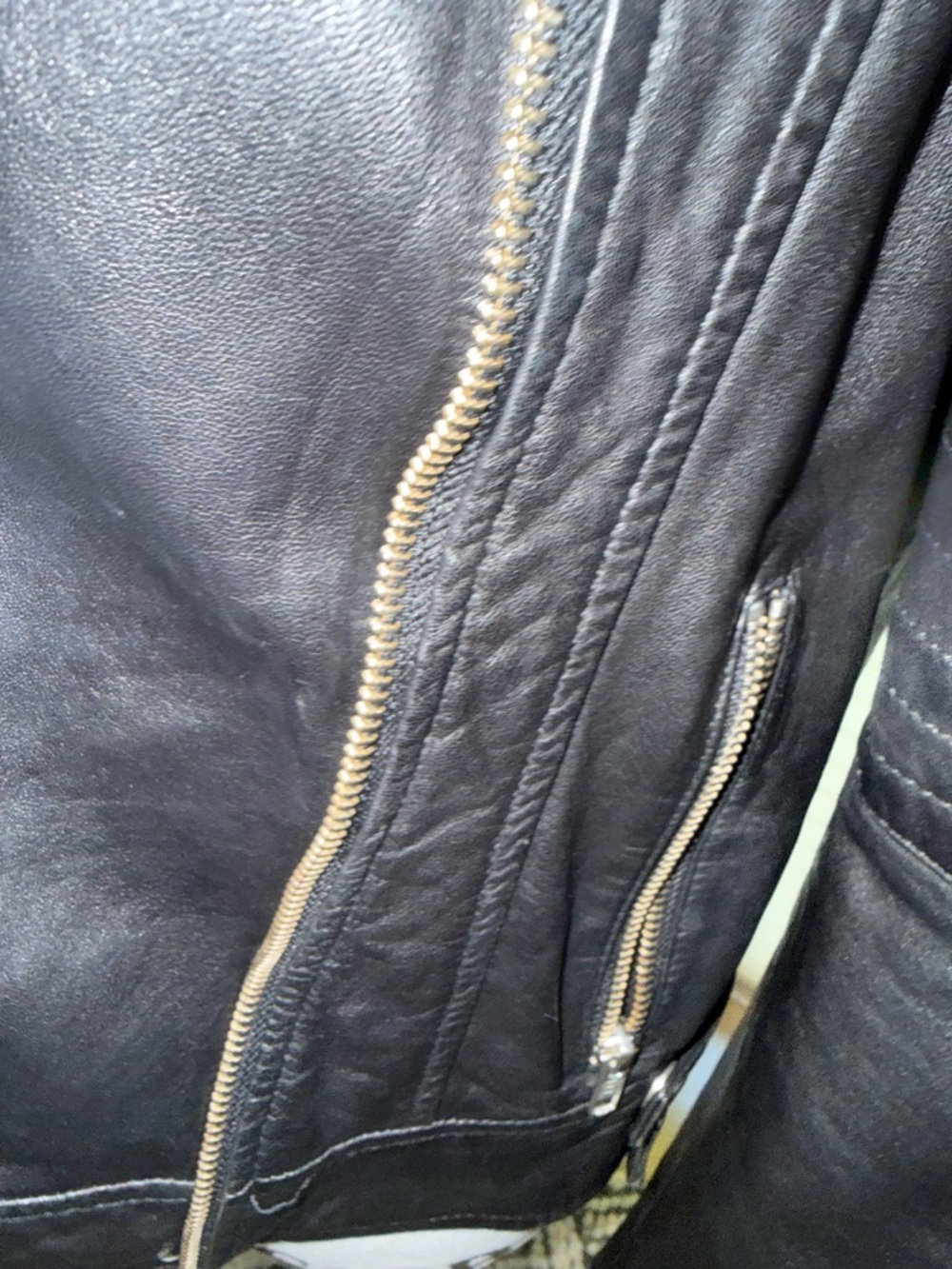 BB Dakota Black Quilted Moto Jacket - Women's - Picture 4 of 6